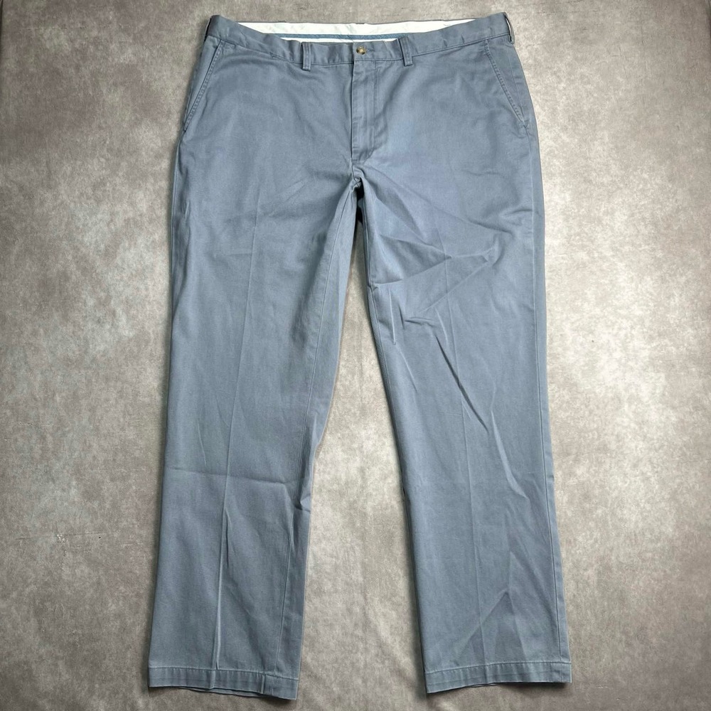 Polo Ralph Lauren Classic Fit Blue Gray Chino Pants Mens 40x32 Cotton Twill